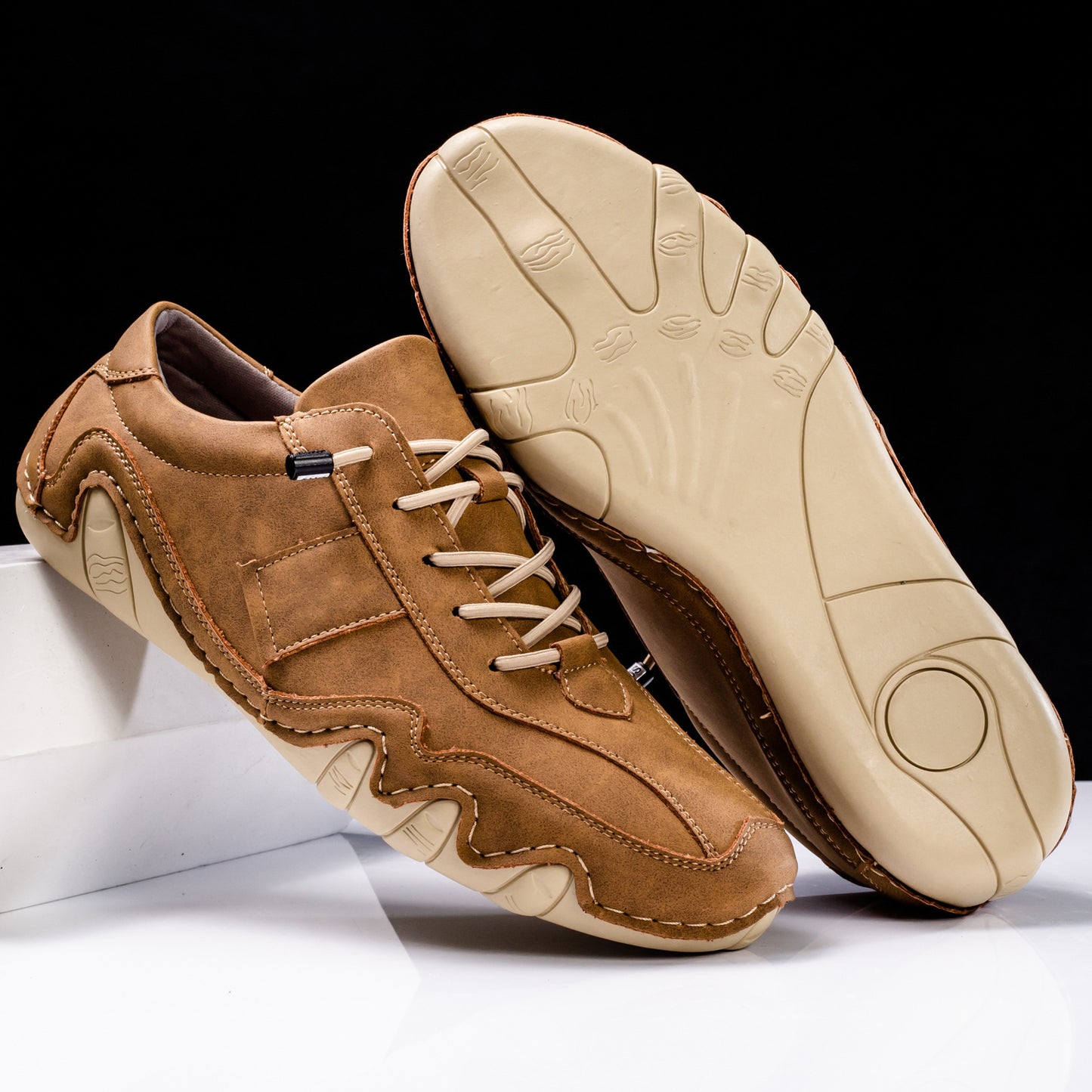 🎁Limited time 40% OFF⏳Handmade Leather Casual Flat Men's Shoes