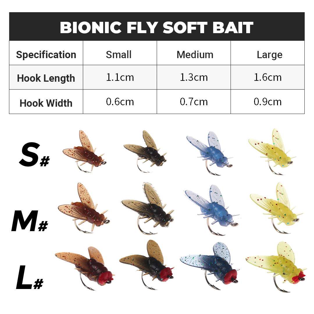 🎁Hot Sale 40% OFF⏳Bionic Flies Fishing Lure