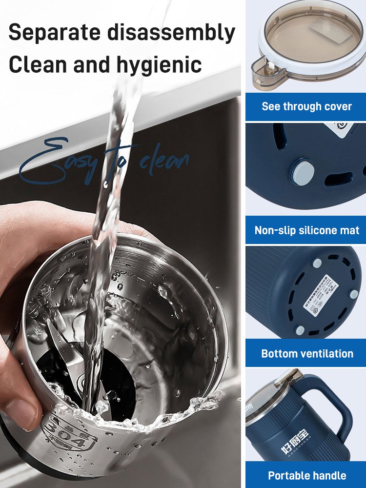 🎁Hot Sale 49% OFF⏳Large Capacity Electric High Speed Crushing and Grinding Cup 🫘
