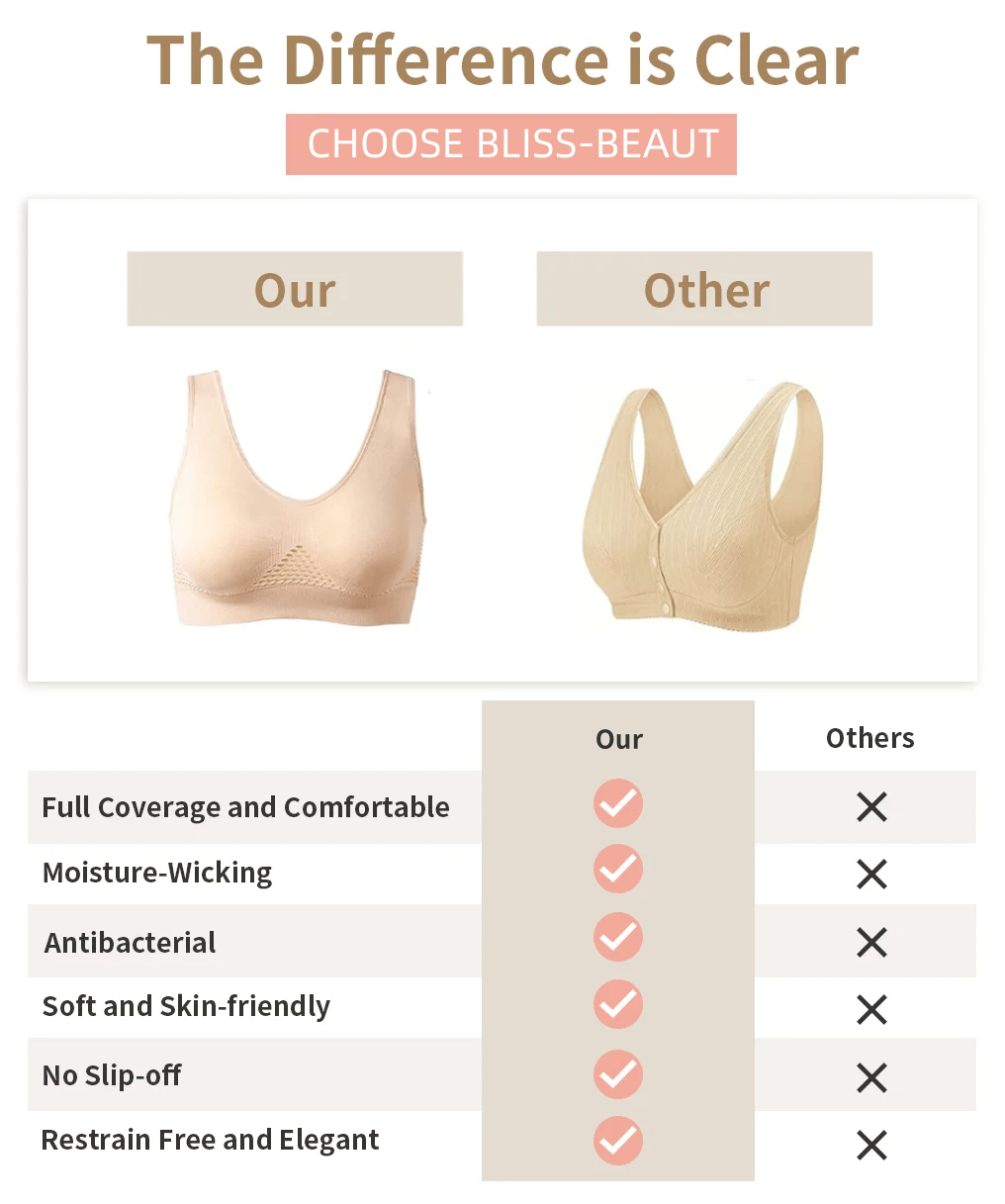 🏆Christmas Sale 50% OFF – Breathable Cool Liftup Air Bras