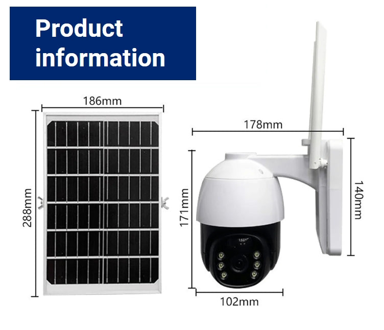 🎁Hot Sale 40% OFF⏳Smart Wireless Solar Surveillance Camera