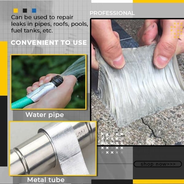 🎁Limited time 40% OFF⏳Strong Self-adhesive Aluminum Foil Waterproof Butyl Tape