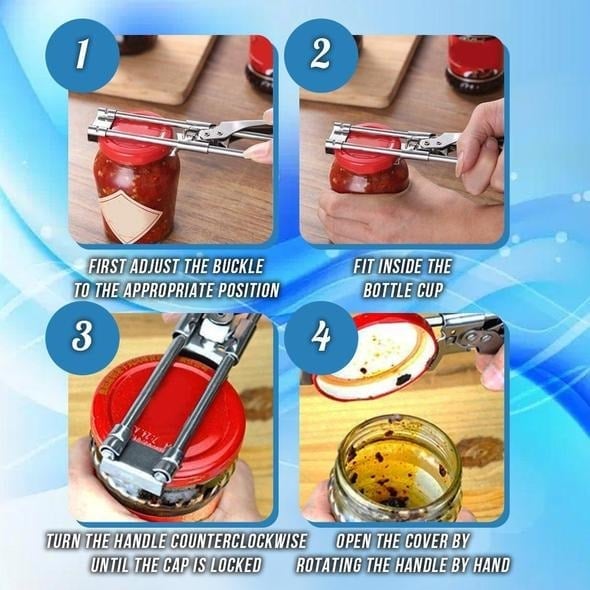🎁New Year Sale 49% OFF⏳Adjustable Multifunctional Stainless Steel Can Opener