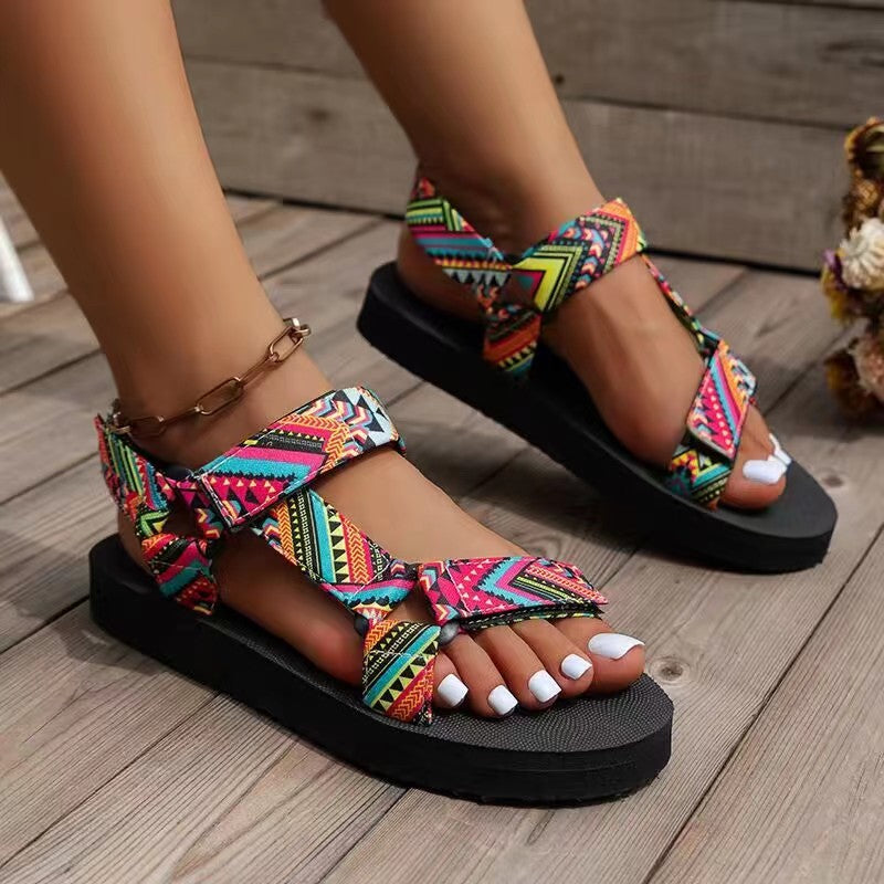 🎁Hot Sale 40% OFF⏳Summer Flat Bottom Lightweight Non-slip Beach Shoes
