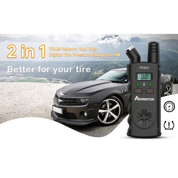 ⏳Time-Limited Special⏰TPMS 2‑in‑1 Relearn Tool & Digital Tire Pressure Gauge – Practical, Accurate, User‑friendly ✨