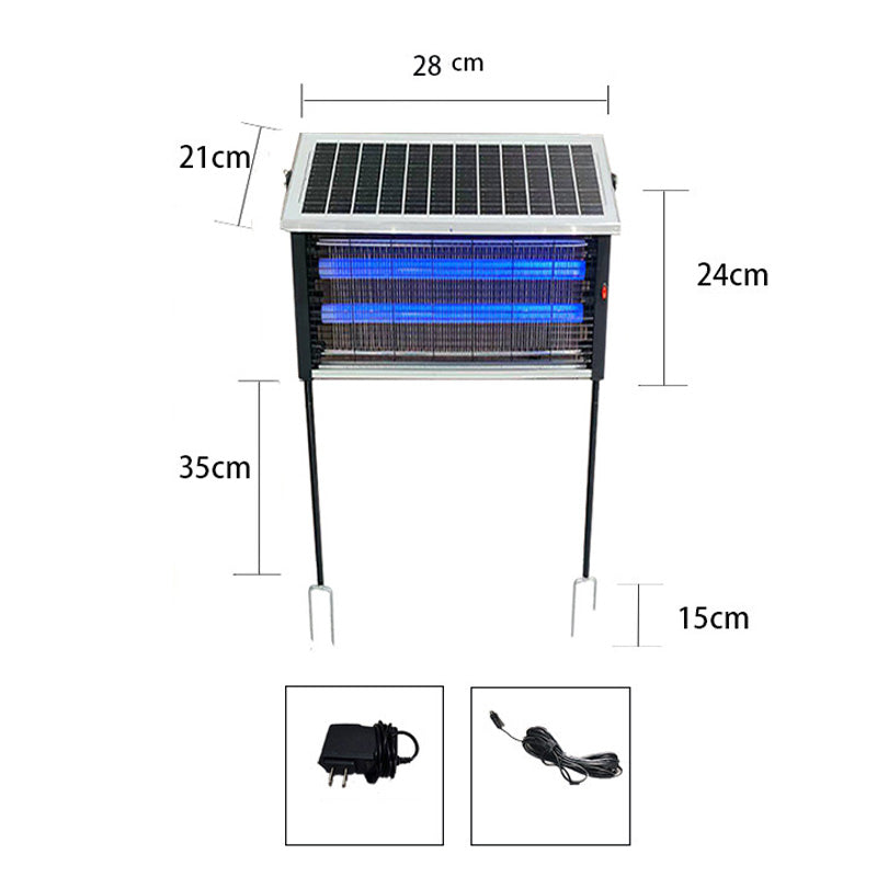 🏆2026 New Arrivals - 50% Off!🔥3500V High Powered Solar Bug Zapper for Indoor & Outdoor |Zap mosquitoes day and night – solar‑powered, chemical‑free, 3500V of instant kill ⚡🦟✨