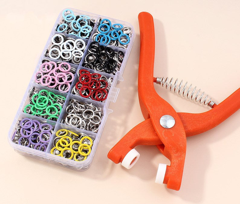 š„Metal Snap Buttons with Fastener Plier Tool Kit