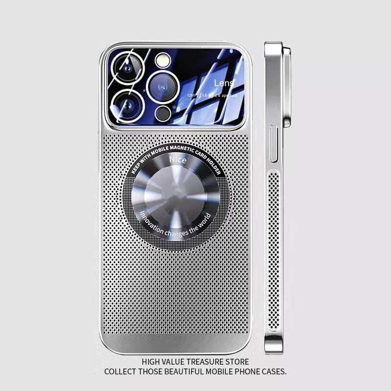 🎁Hot Sale 40% OFF⏳Electroplating Heat Dissipation Magnetic Large Window Phone Case