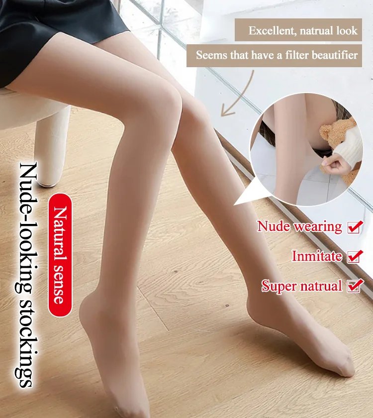 🎁Hot Sale 49% OFF⏳Spring Thigh-Lift Steel Wire Stockings
