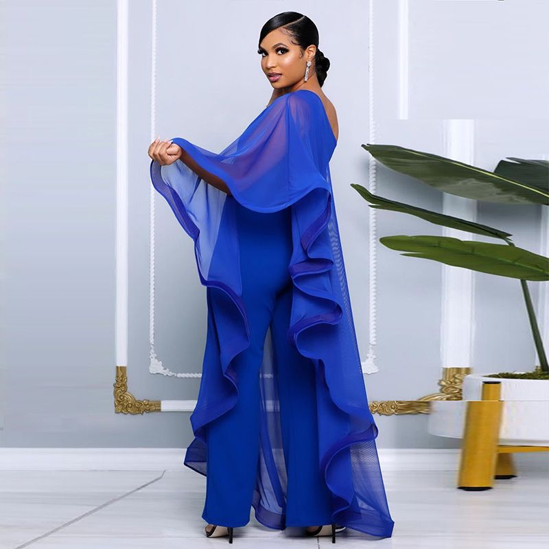 🎁Limited time 40% OFF⏳Elegant One-Shoulder Spliced Jumpsuit
