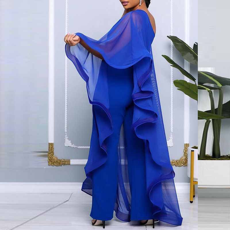 🎁Limited time 40% OFF⏳Elegant One-Shoulder Spliced Jumpsuit