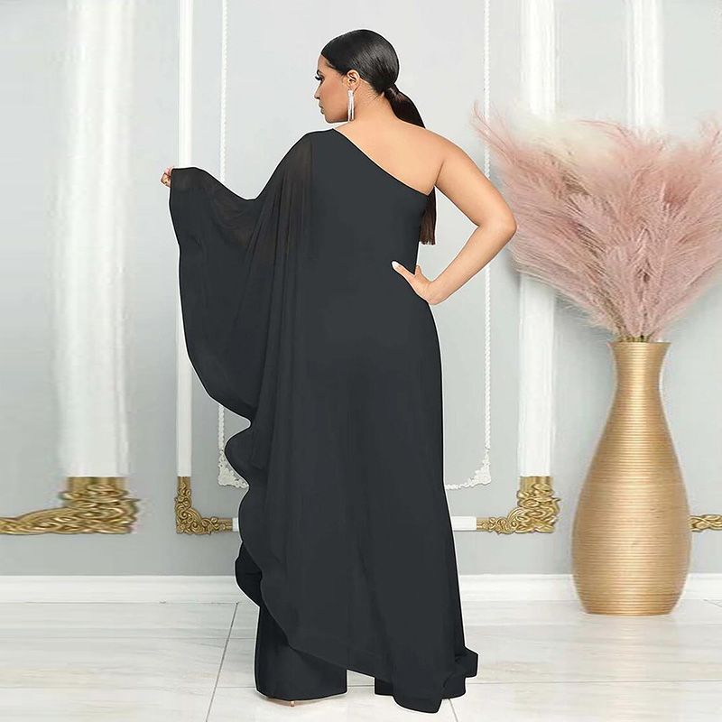 🎁Limited time 40% OFF⏳Elegant One-Shoulder Spliced Jumpsuit