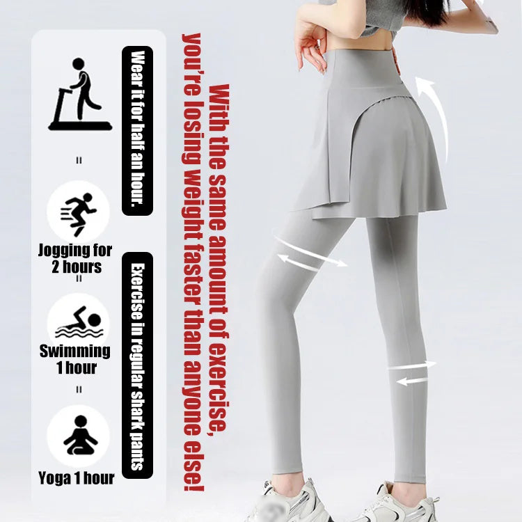 🎁Hot Sale 40% OFF⏳2024 Fake Two-piece Slimming Butt Lift Shark
