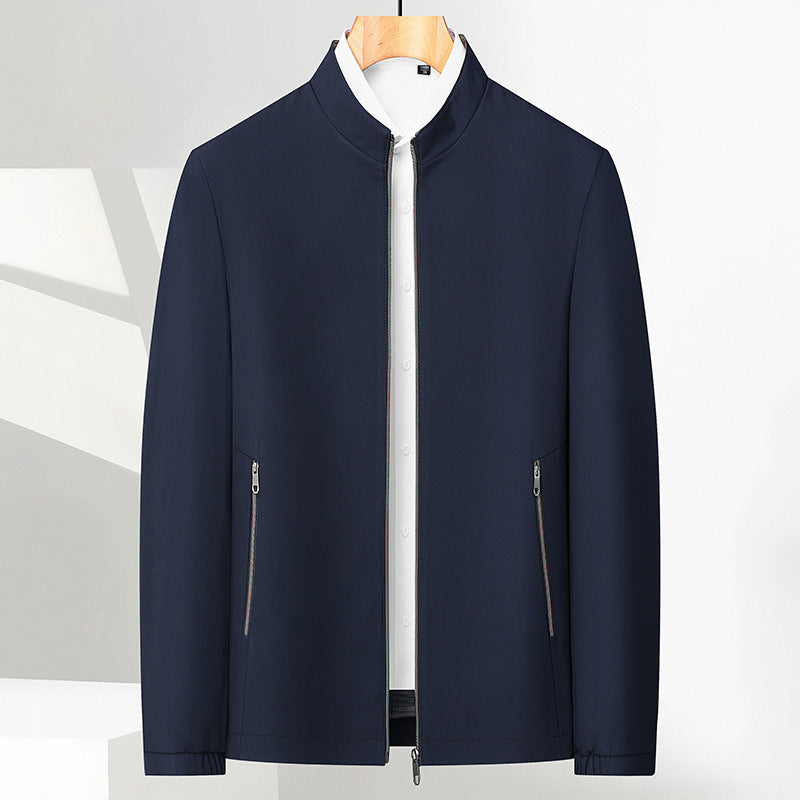 Men's Standing Collar Zipper Casual Jacket(50% OFF)