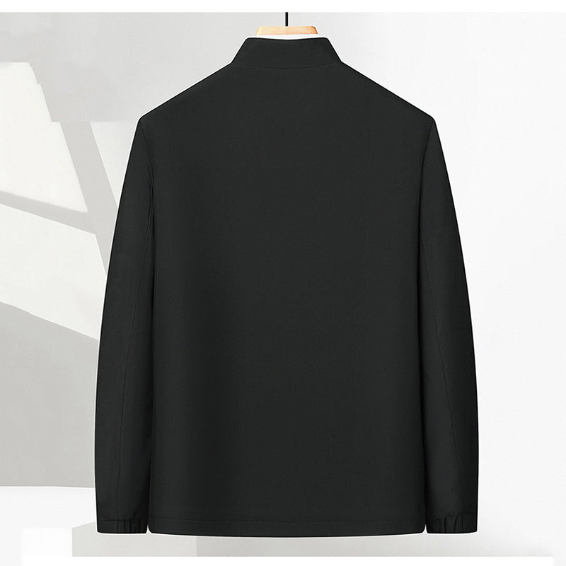 Men's Standing Collar Zipper Casual Jacket(50% OFF)
