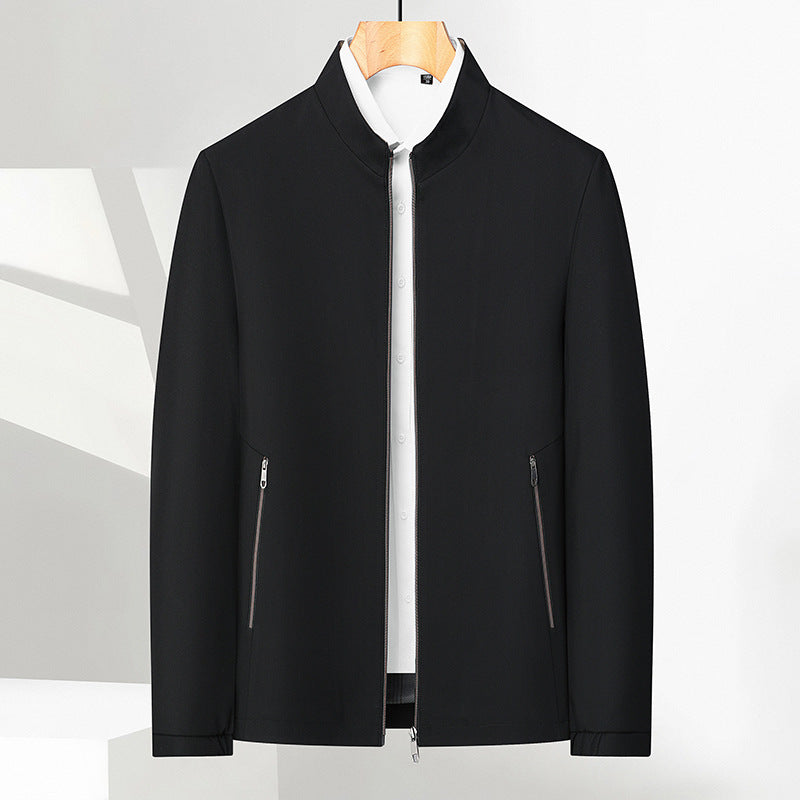 Men's Standing Collar Zipper Casual Jacket(50% OFF)