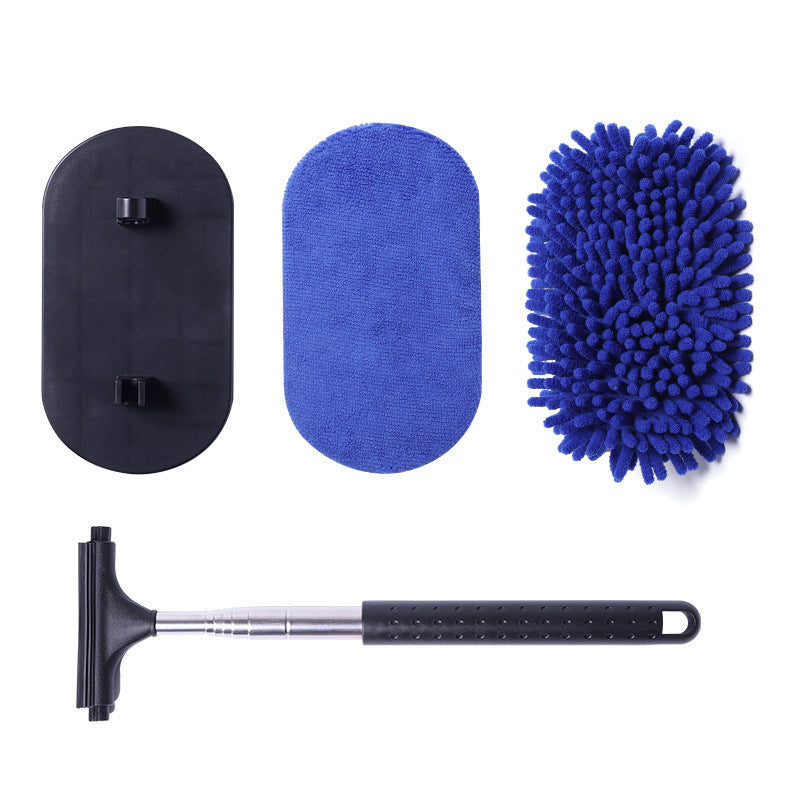 🚗 Expandable Windshield Cleaner Tool – Reusable Microfiber Glass Cleaning Kit