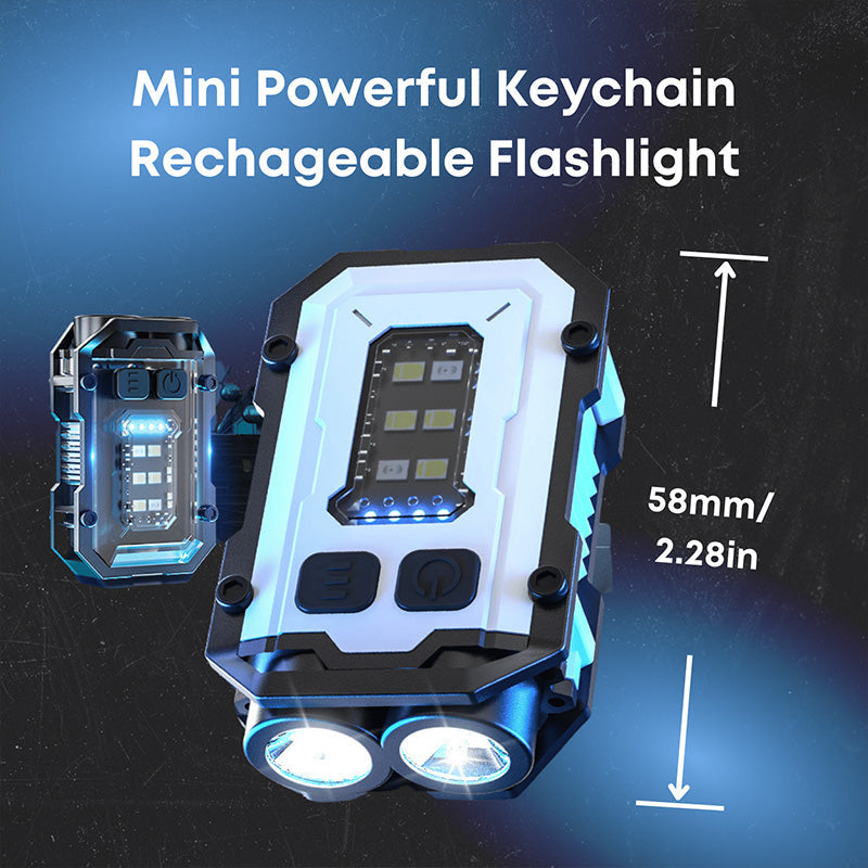 New Version Mini Powerful Rechageable Flashlight (Battery Enhanced Version)