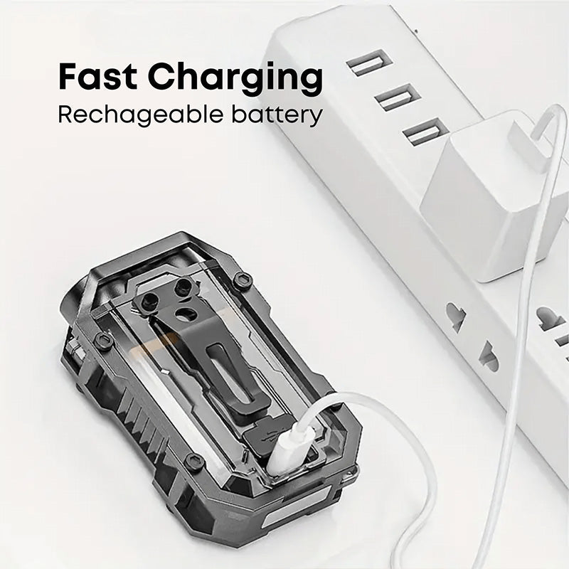 New Version Mini Powerful Rechageable Flashlight (Battery Enhanced Version)