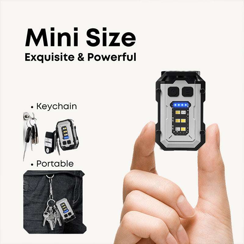 New Version Mini Powerful Rechageable Flashlight (Battery Enhanced Version)