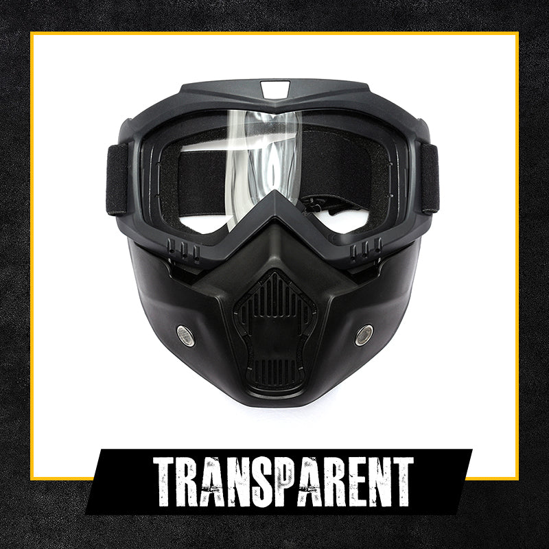 🔥HD Anti-fog Detachable Full Face Goggles(Anti-Glare, Anti-Ultraviolet Radiation, Anti-Dust)