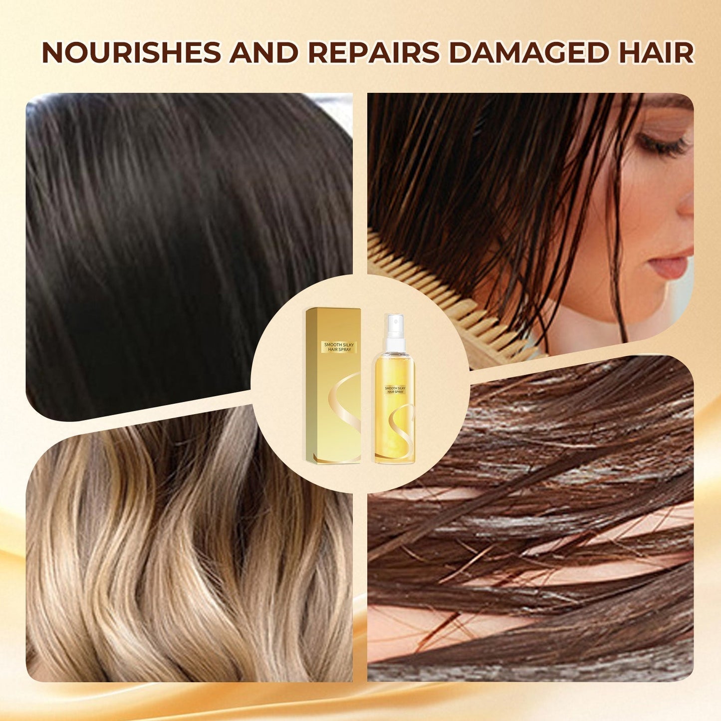 🎉Leave-In Hair Oil Spray – Smoothing, Long-Lasting Shine