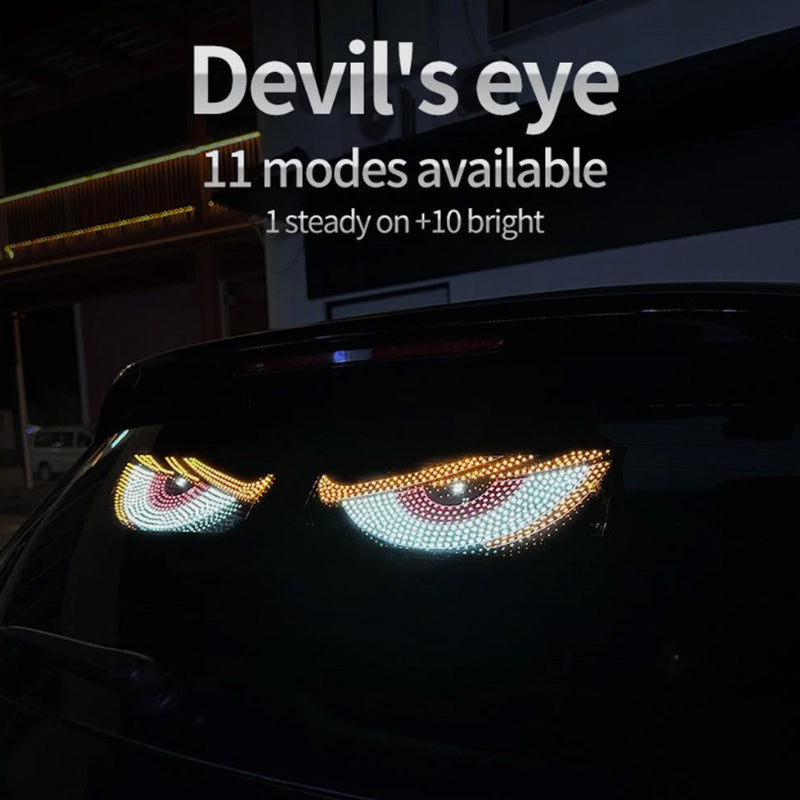 😈 LED Devil Eyes Lights for Truck Windshield
