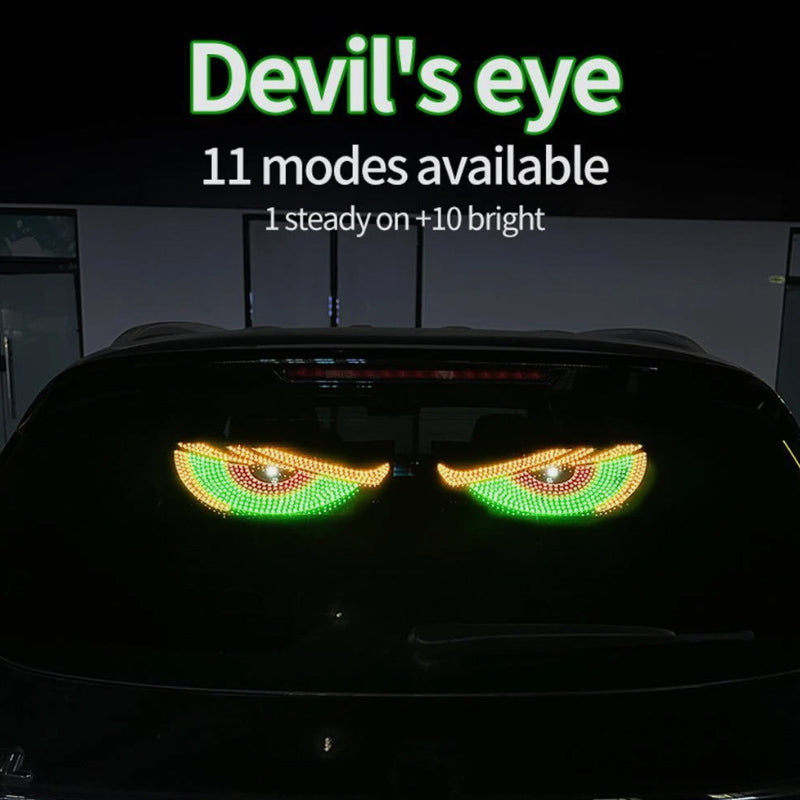 😈 LED Devil Eyes Lights for Truck Windshield