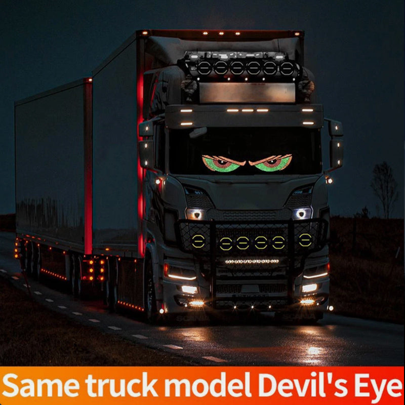 😈 LED Devil Eyes Lights for Truck Windshield