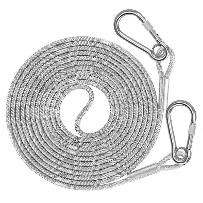 Multi-purpose galvanized steel cable with rust-resistant coating and high load capacity