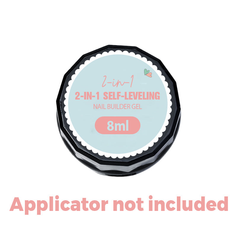 💎 BUY 1 GET 1 FREE! 💎 2-in-1 Self-Leveling Nail Builder Gel – Base + Builder in One, 15s Quick Cure for Salon-Quality Nails at Home