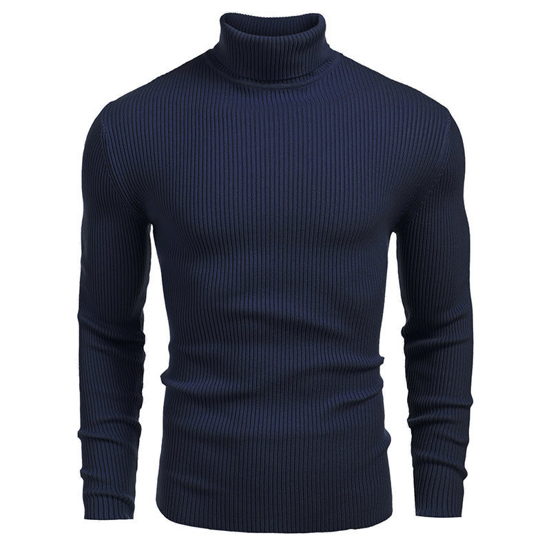 🧶 Winter Men's Knitted Turtleneck Slim Sweater
