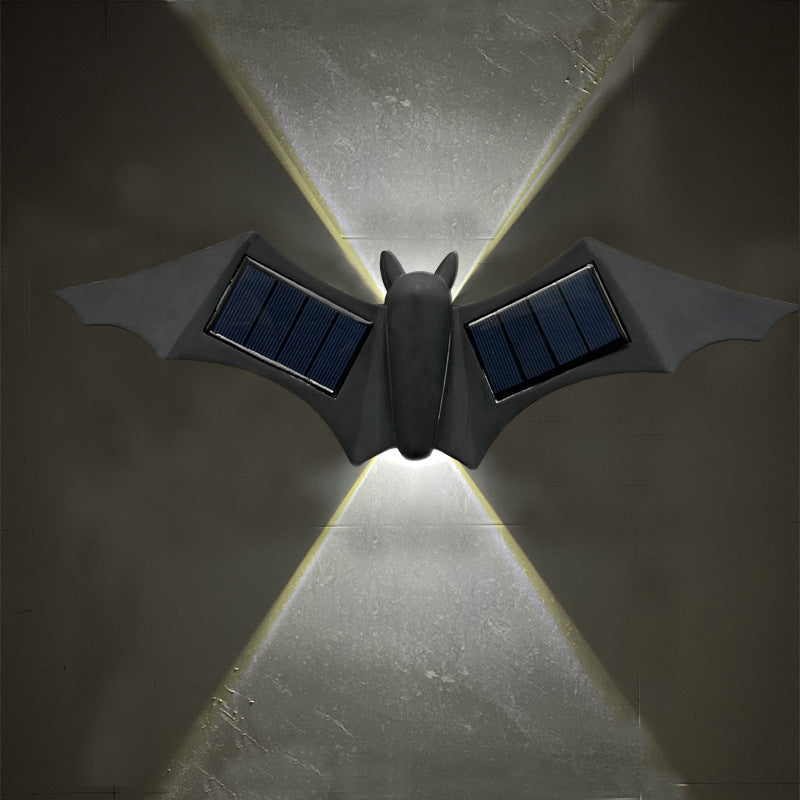 Unique Waterproof Solar Butterfly & Bat LED Wall Sconce