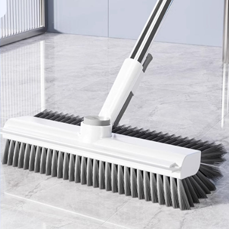 🧹 LIMITED TIME 50% OFF! ✨ 3-in-1 Floor Scrub Brush with Long Handle – Adjustable Head, Squeegee & Tweezers 💦