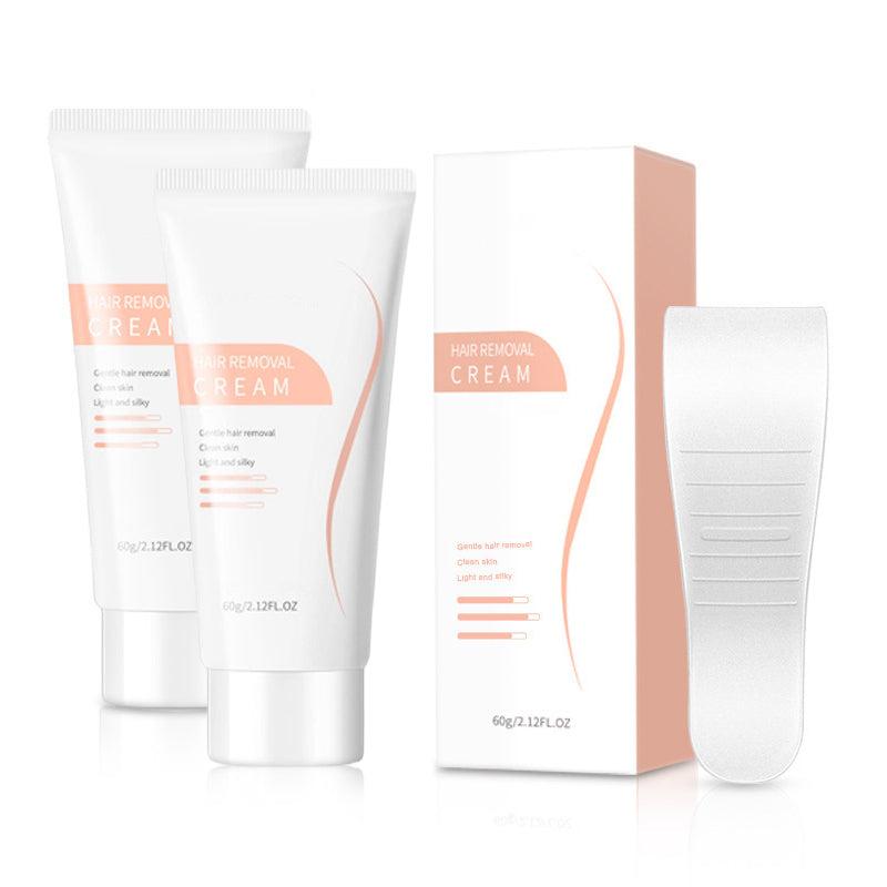 🥳Newbeew Women's Hair Removal Cream - Painless hair removal cream, suitable for body, chest and legs, contains activated charcoal and bisabolol, 60g