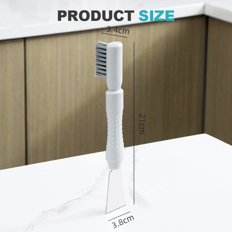 2-in-1 Cleaning Brush With Scraper