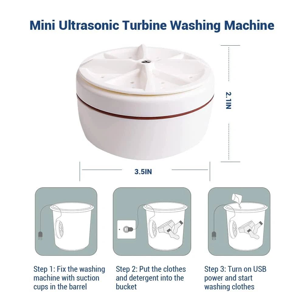 Hot Saleš„Portable Ultrasonic Washing Machine