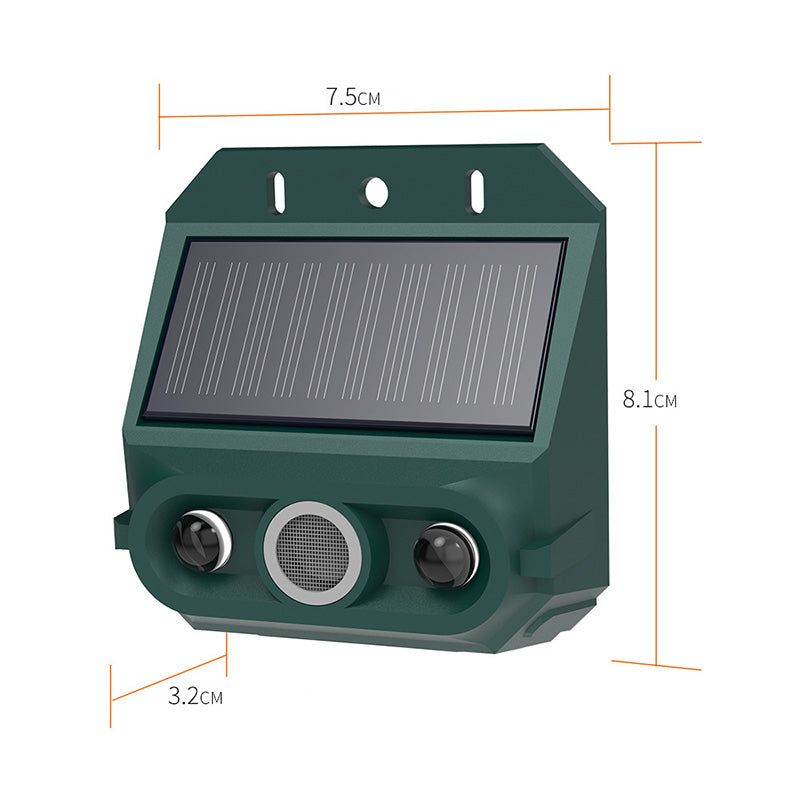 Solar-Powered Ultrasonic Animal Repellent