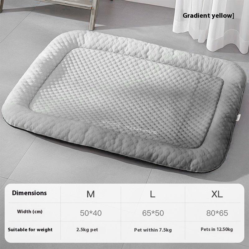 Pet Cooling Mat for Dogs & Cats 🐾 Naturally Cool Ice-Silk Pad • Breathable, Washable & Soft 🌿 For Floors, Sofas & Car Travel • Multiple Sizes • Gradient Colours ☀️🐶🐱