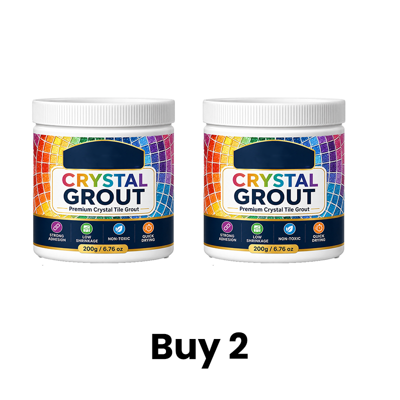 🔥Hot Sale 50% OFF🔥 Crystal Tile Grout – Waterproof, High-Strength, for Tile & Mosaic 💎