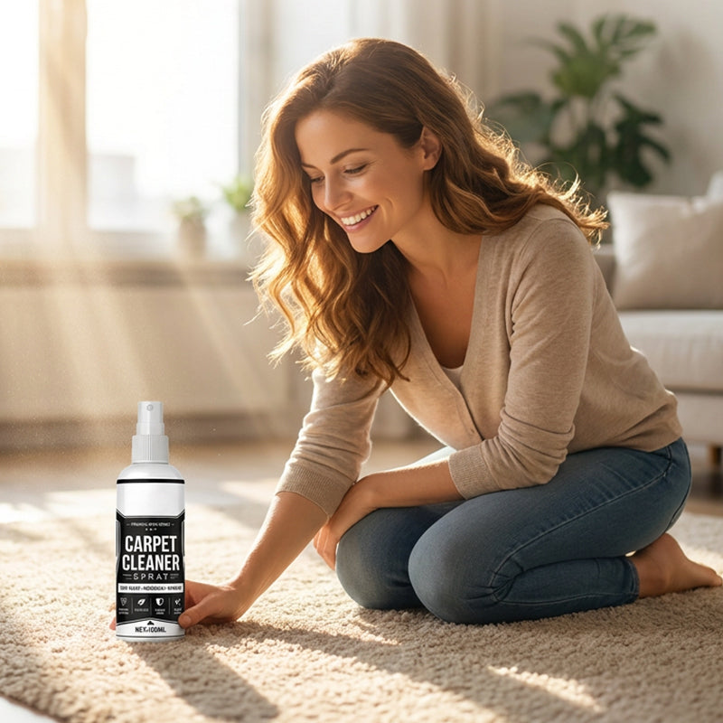 📢📢50% OFF!!🧼✨ Deep-cleaning carpet spray – removes stubborn stains and neutralizes odors instantly!