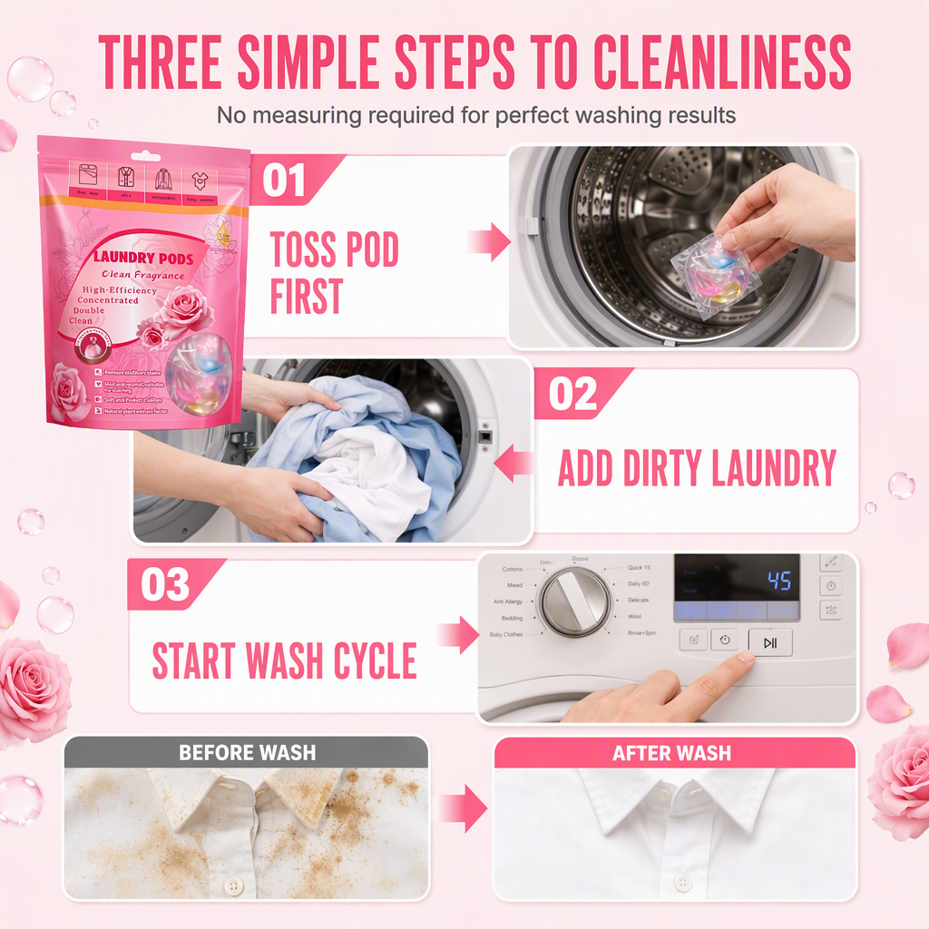 Eco Friendly Concentrated Laundry Detergent Beads
