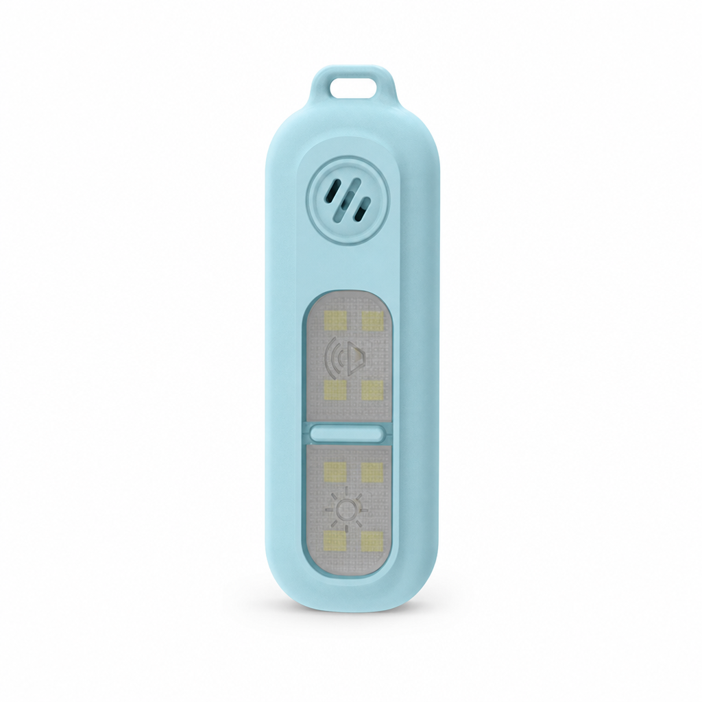 🚨 LED Safety Warning Light with SOS Alarm – Clip-On Running & Cycling Light