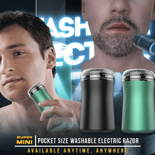 🎁Hot Sale 49% OFF⏳Pocket Size Washable Electric Razor - newbeew
