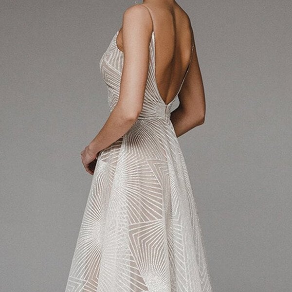 🎁Hot Sale 49% OFF⏳Fashion V-neck Sling A-line dress