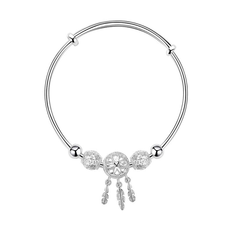 📿Dreamcatcher Bracelet SILVER (GIFT BOX) - newbeew