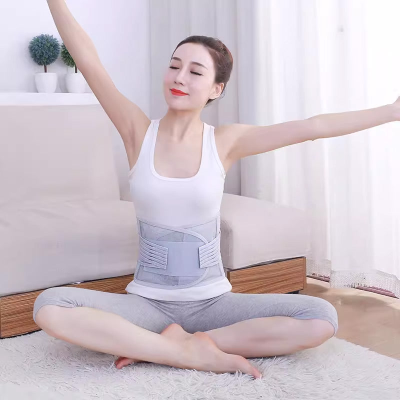 🎁Hot Sale 49% OFF⏳Heat-pressed Mesh Breathable Steel Plate Support Waist Protector