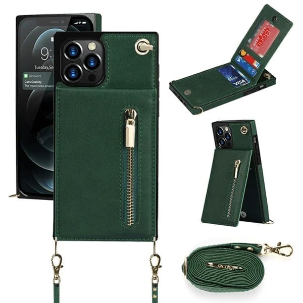 🎁New Year Sale 49% OFF⏳Crossbody wallet case for iPhone with card holder