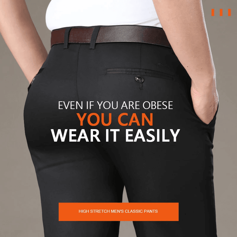🎁Clearance Sale 49% OFF⏳High Stretch Men's Classic Pants - newbeew