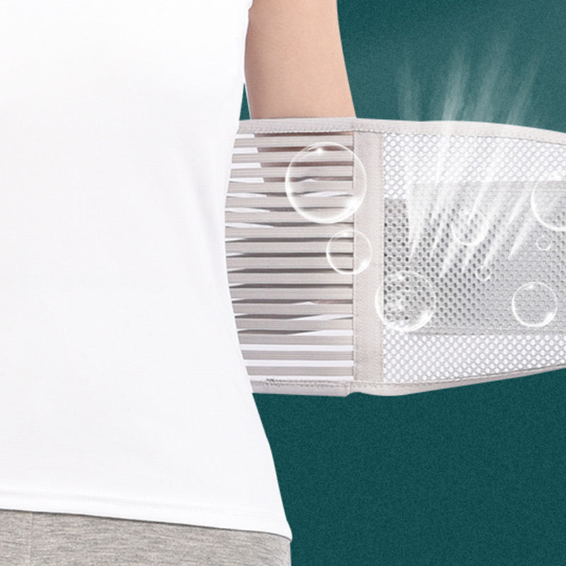 🎁Hot Sale 49% OFF⏳Heat-pressed Mesh Breathable Steel Plate Support Waist Protector